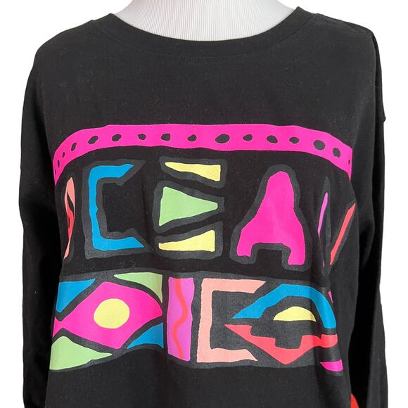 Ocean Pacific Icons of Culture Cropped Long Sleeve Graphic Tee Urban Outfitters - Picture 2 of 8